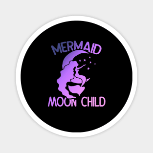 Mermaid Moon Child Magnet